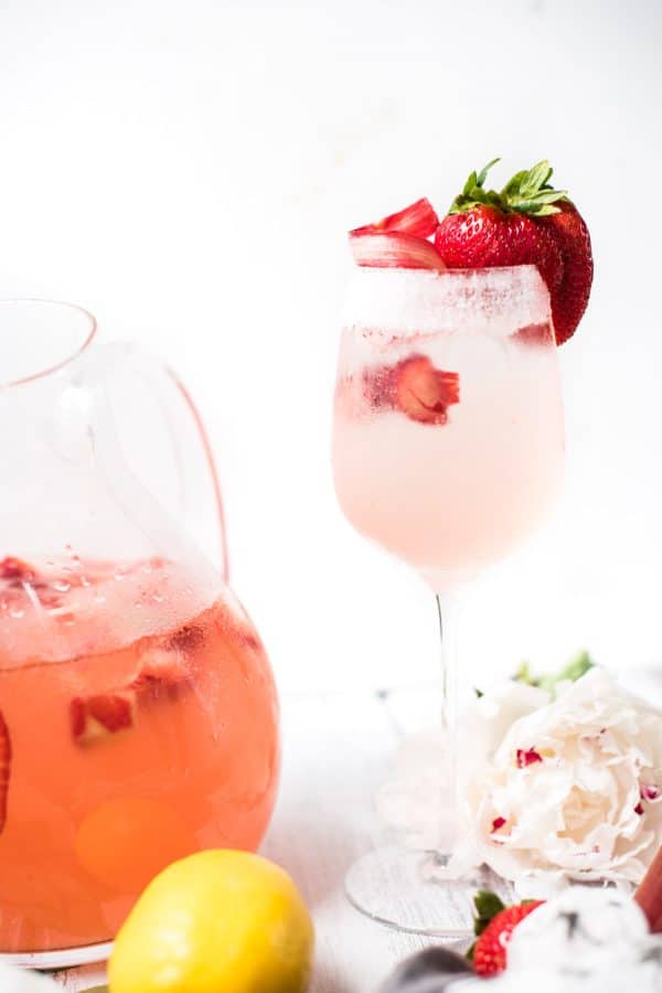 Strawberry Rhubarb Sangria