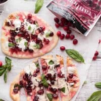 Cranberry Basil Flatbreads