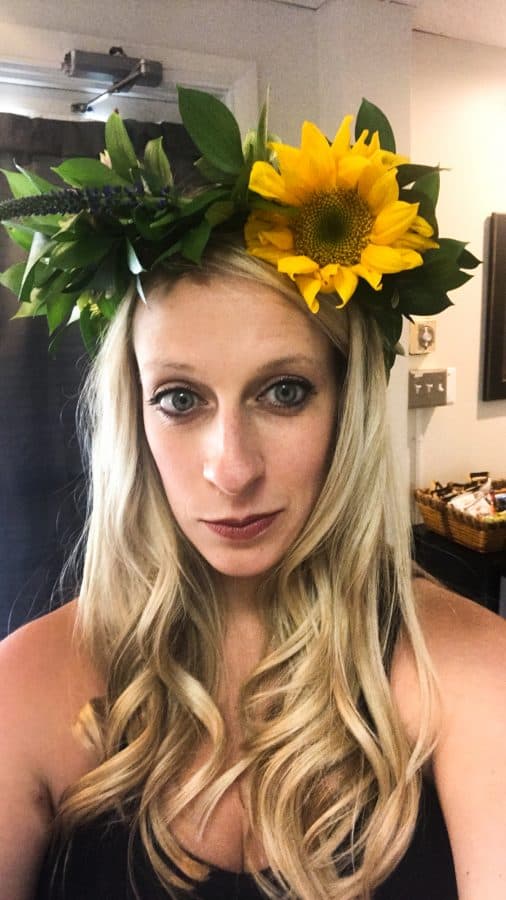 Flower Crown Selfie