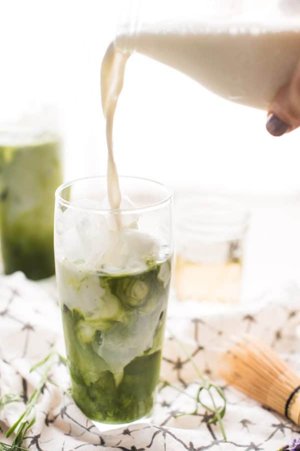 Hannah's Heavenly Iced Matcha Latte recipe – New Barn Organics