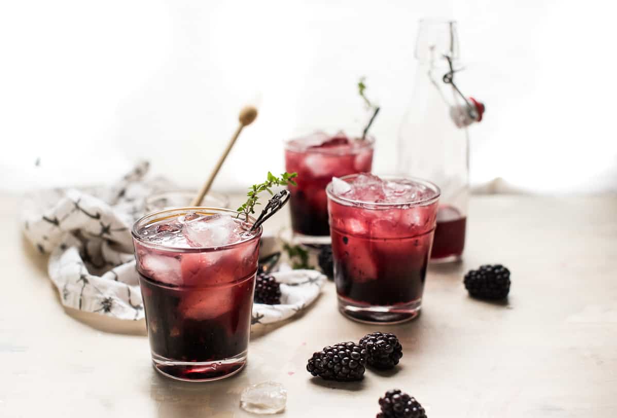Blackberry Honey Bourbon Smash Hunger Thirst Play