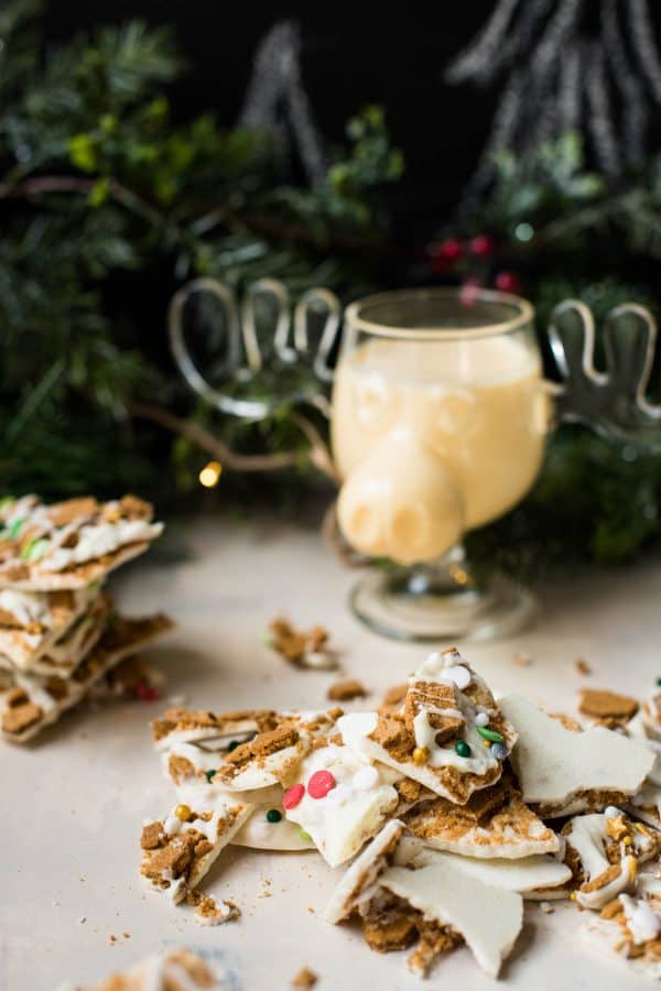 two ingredient gingerbread bark