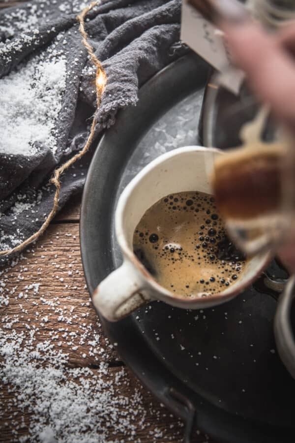 espresso in a coffee cup