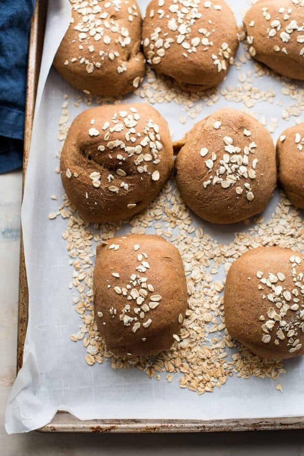 overhead photo of honey wheat brown bread 