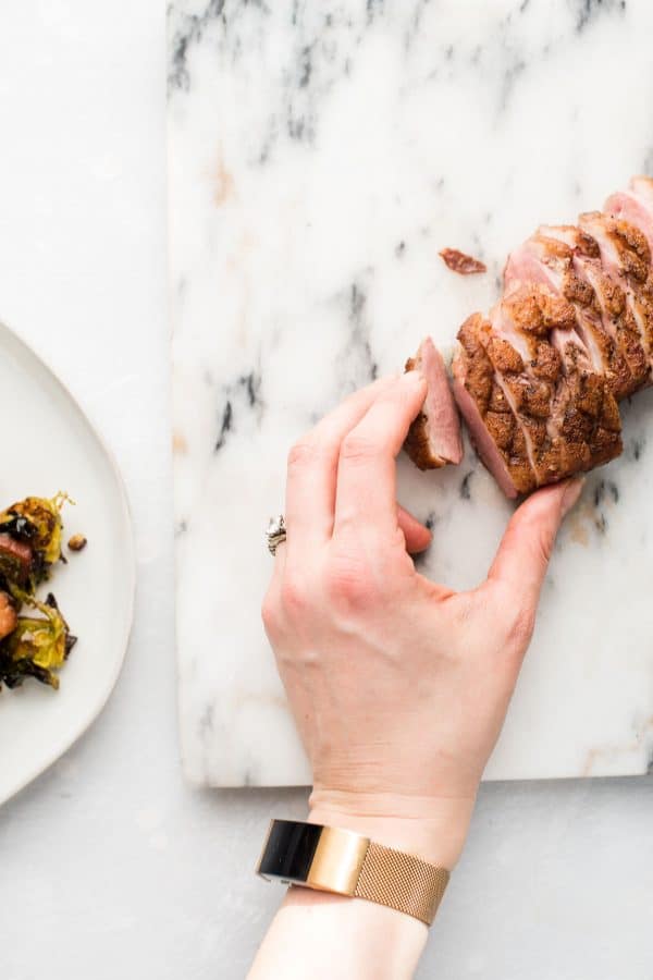 plating pan seared duck breast