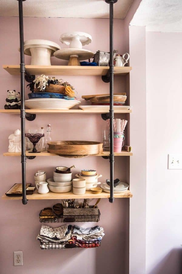 shelving for photography props