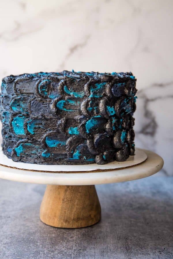 Red Velvet Dragonscale Cake - Liv for Cake