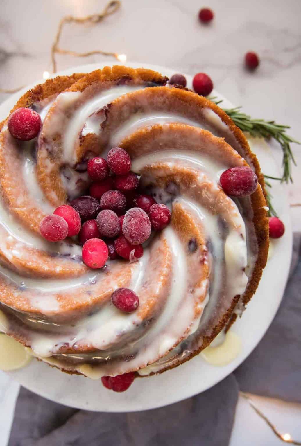Cranberry Rosemary Bundt Cake Hunger Thirst Play