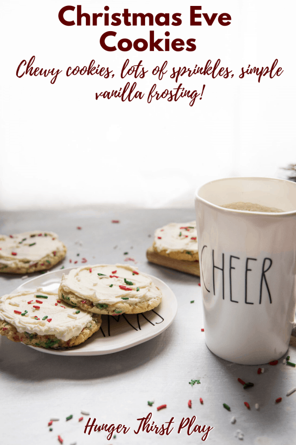 cookies for santa on a plate with a cup of milk