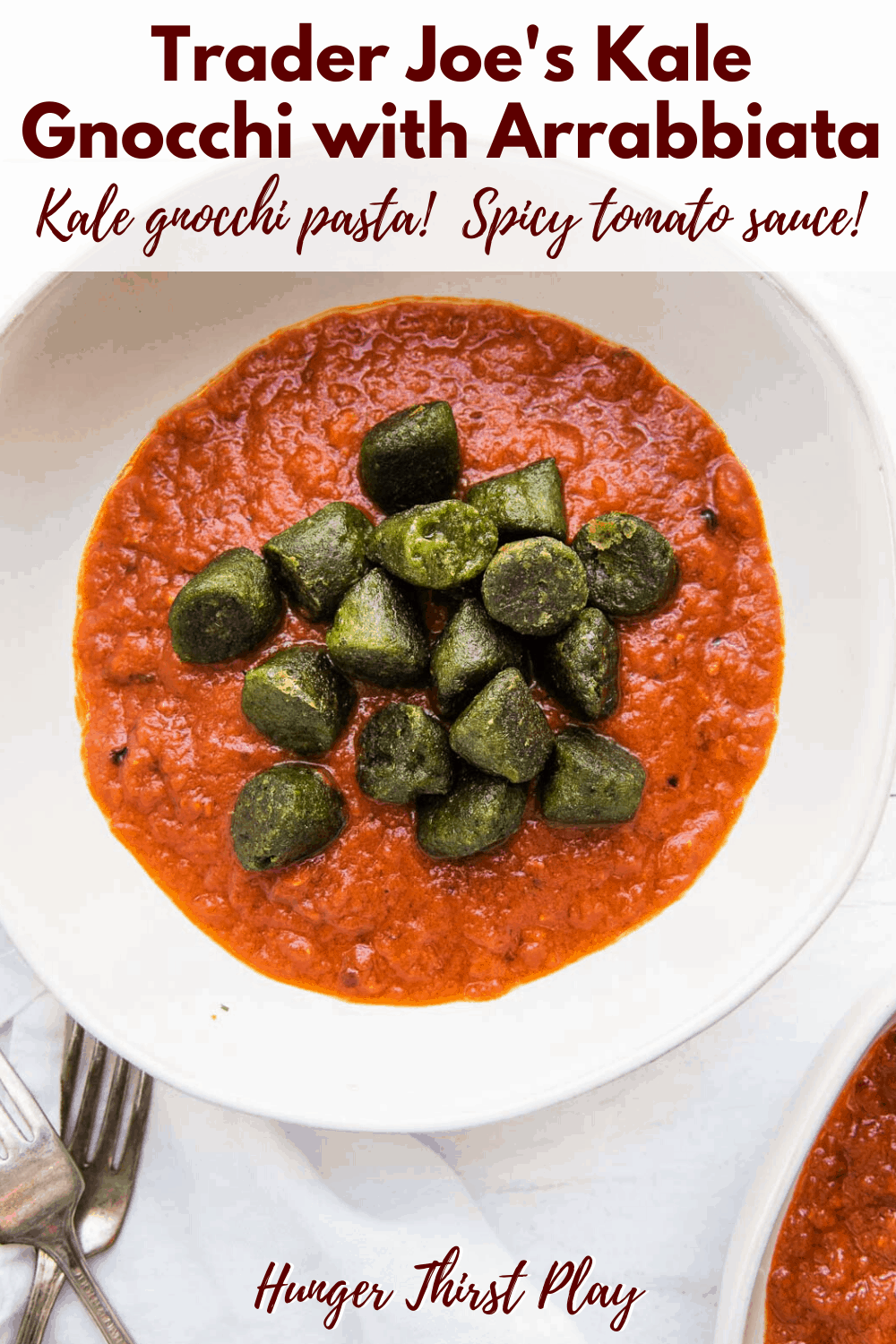 Trader Joe's Kale Gnocchi with Arrabbiata Hunger Thirst Play