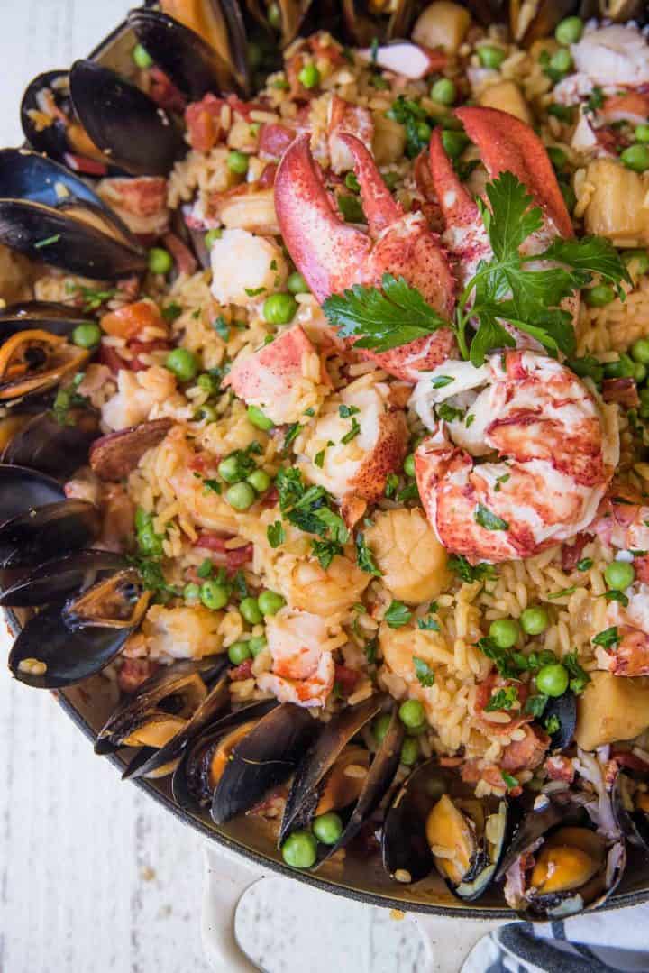 Lobster Seafood Paella Hunger Thirst Play