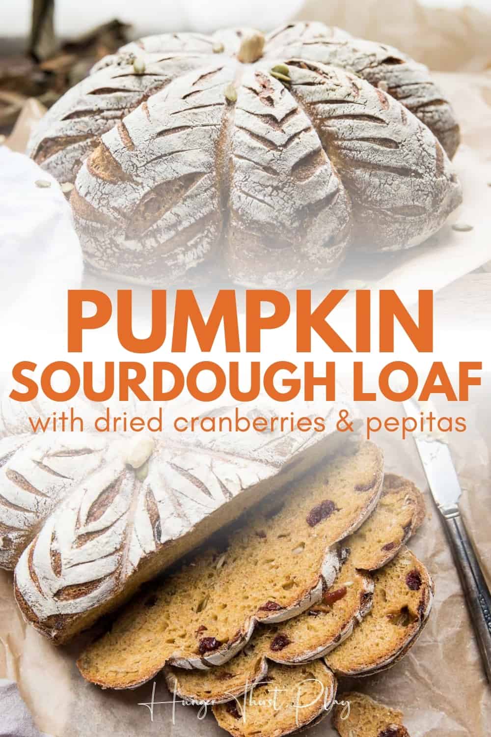 Whole Wheat Sourdough Pumpkin Bread Hunger Thirst Play