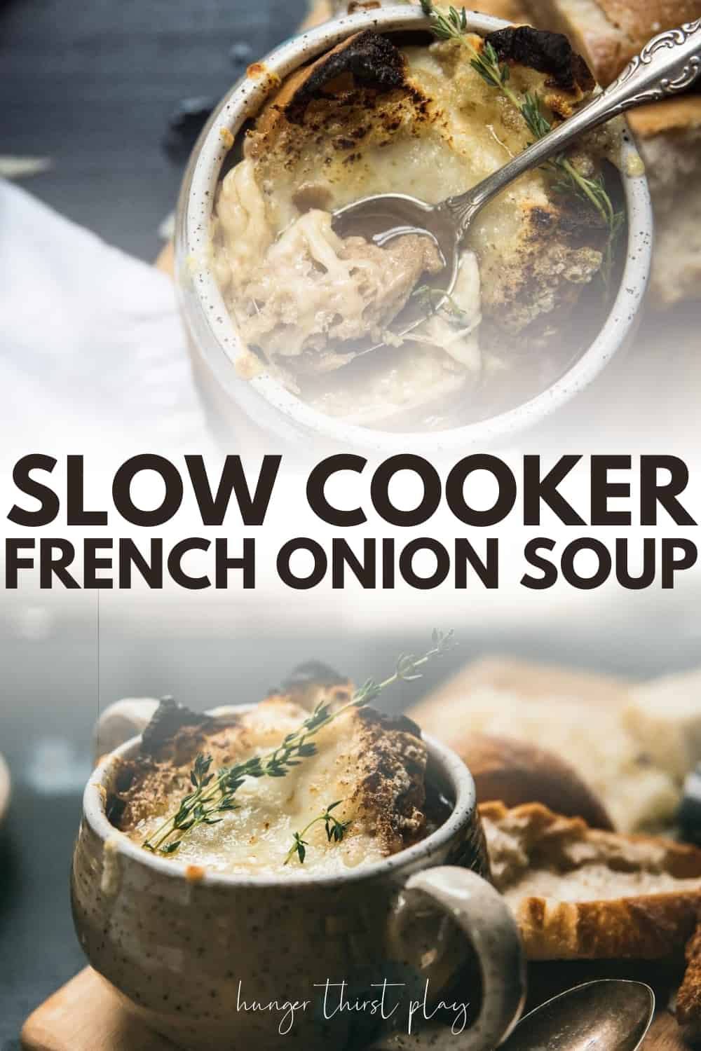 Slow Cooker French Onion Soup - Hunger Thirst Play