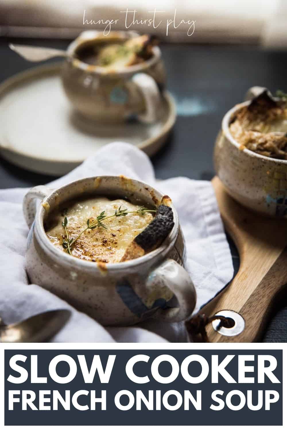 Slow Cooker French Onion Soup - Hunger Thirst Play