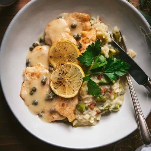 Date Night Chicken Piccata with Risotto-image