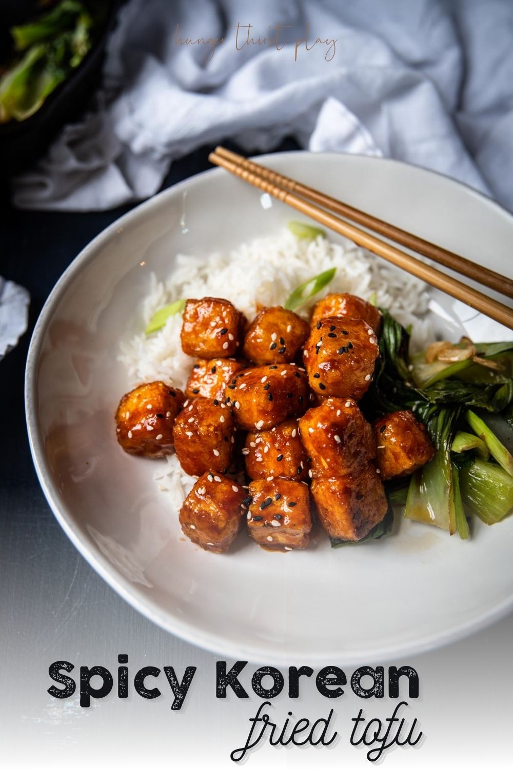 Korean Fried Tofu - Hunger Thirst Play