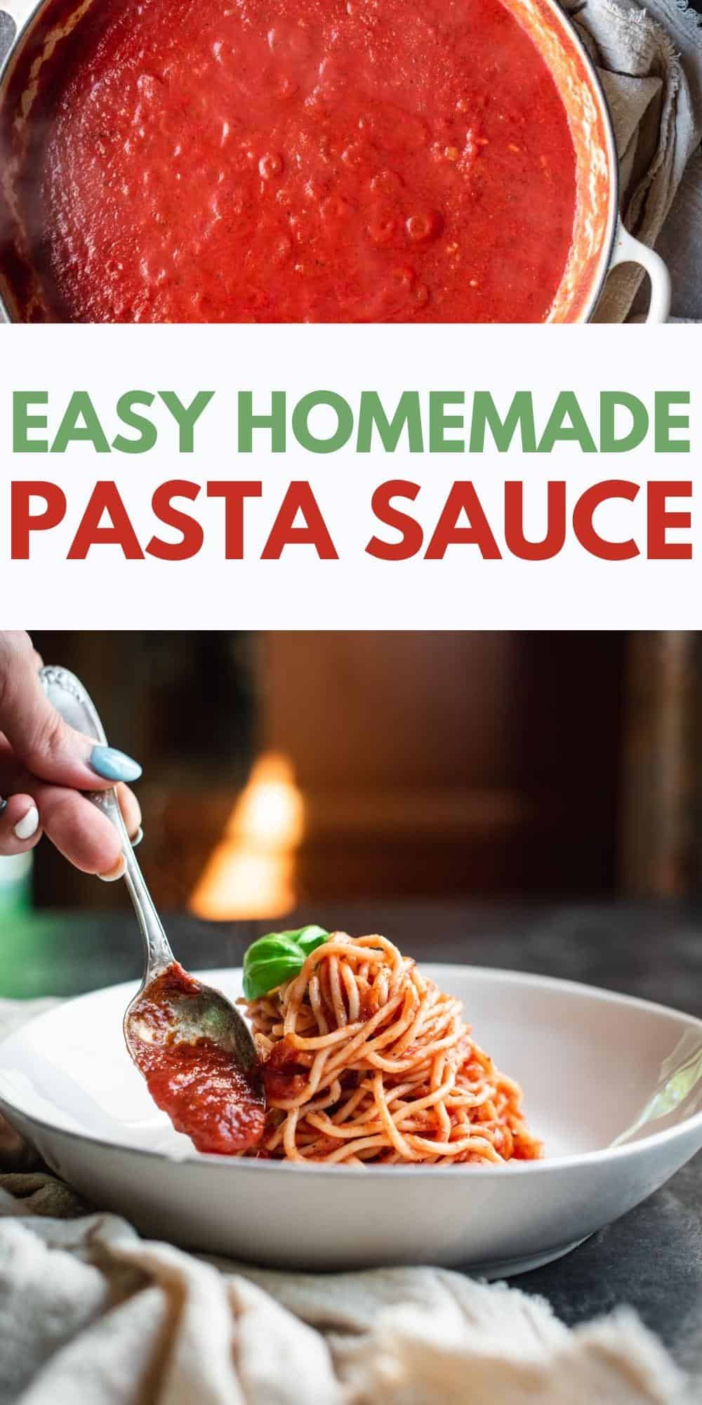 Easy Homemade Pasta Sauce Hunger Thirst Play