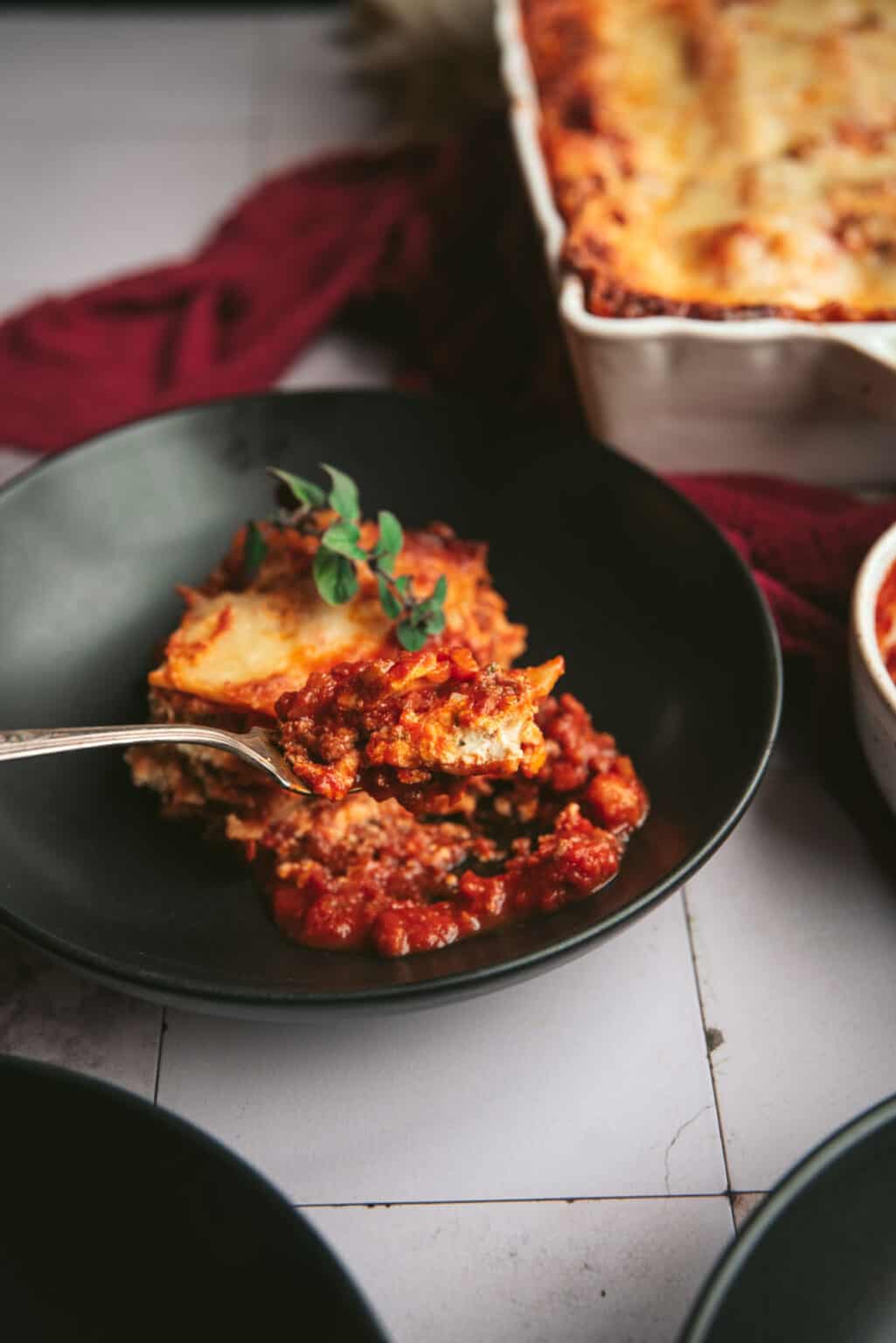 Fresh Herb Lasagna Bolognese Hunger Thirst Play