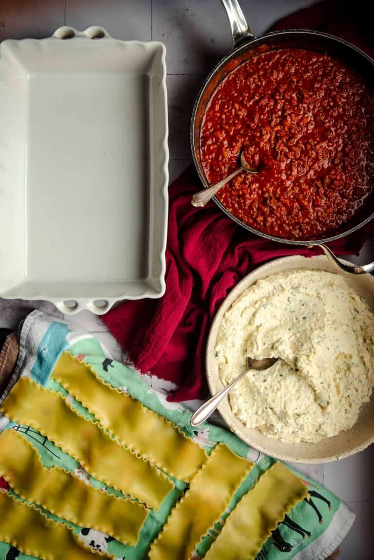 Fresh Herb Lasagna Bolognese Hunger Thirst Play