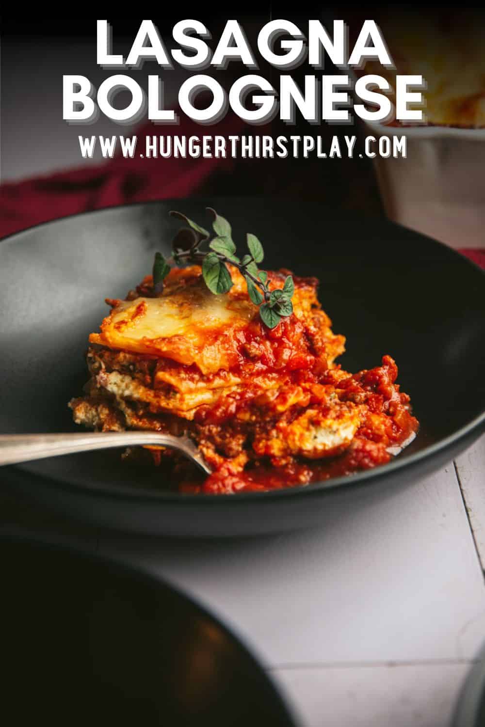 Fresh Herb Lasagna Bolognese Hunger Thirst Play